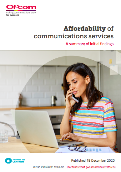 Affordability of communications services