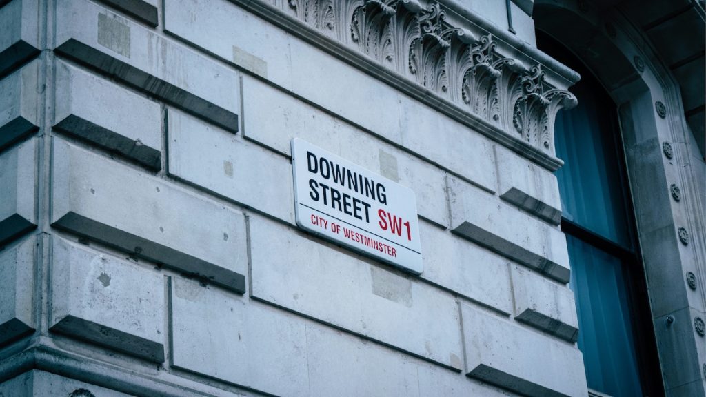 downing street sign